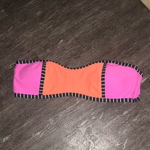 Color block bandeau Bikini Top